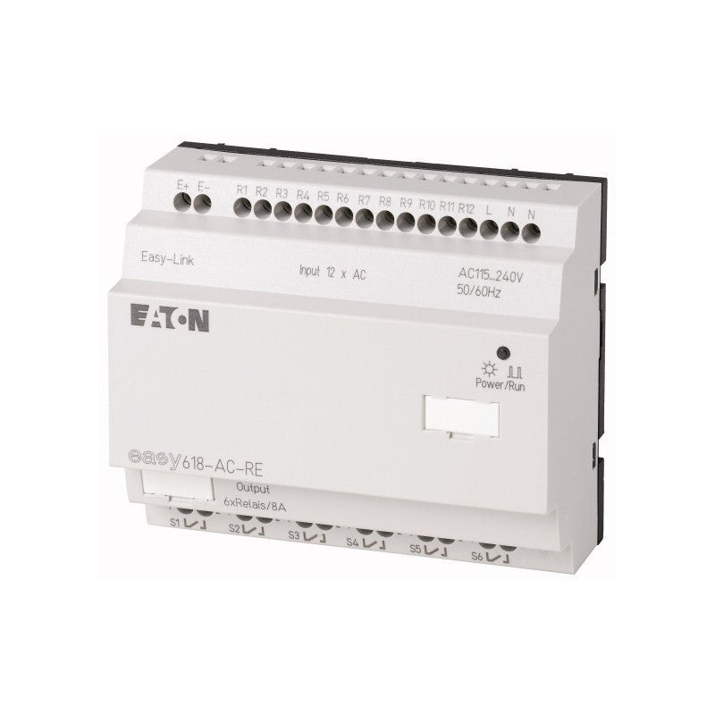 módulo expansión i/o, 12di , 6do relé, alimentación 100-240vac