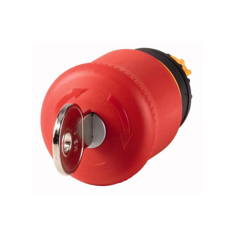 botón parada emergencia con llave, presionar - girar llave