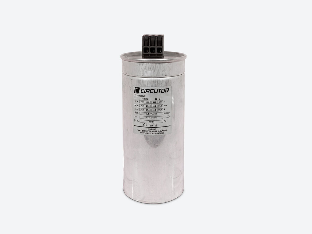Condensador Tubular Trifásico 27,4KVAR-440V/30KVAR-460V