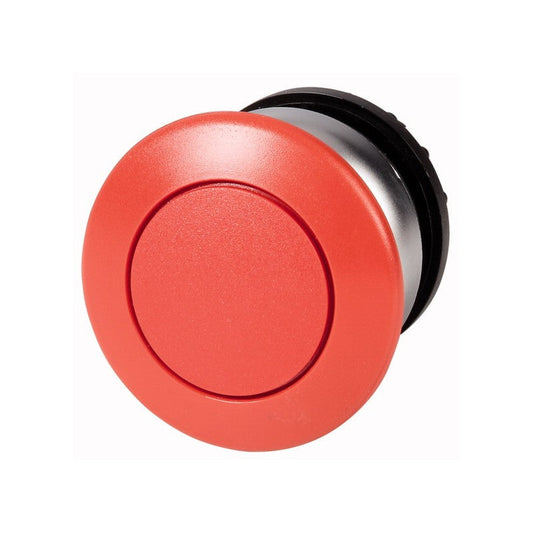 botón pulsador tipo hongo, con enclavamiento, rojo