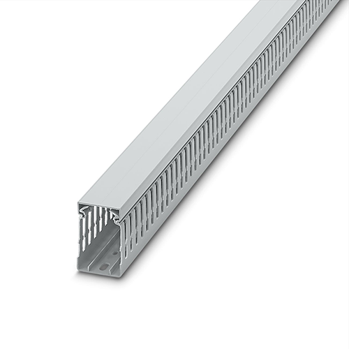 Canaleta ranurada libre de halógeno