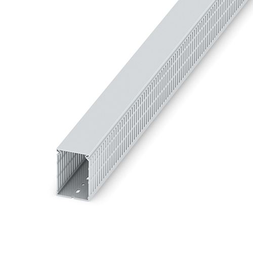 Canaleta ranurada libre de halógeno