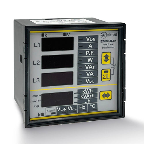 Analizador de red comun. Rs485 prot.modbus-rtu